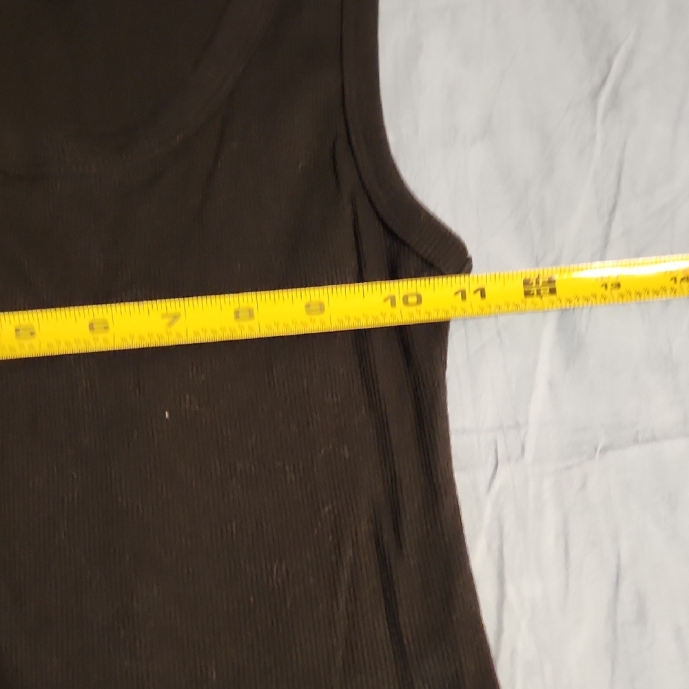 Universal Thread Black Ribbed Tank Top - Picture 5 of 7
